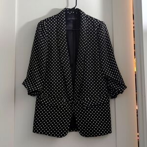 Zara polka dot blazer
